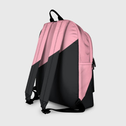 Рюкзак с принтом Black Pink для любого человека, вид сзади №1. Цвет основы: белый