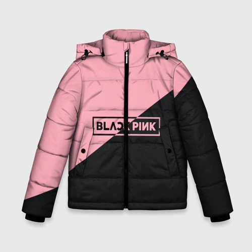 Зимняя куртка для мальчиков 3D Black Pink