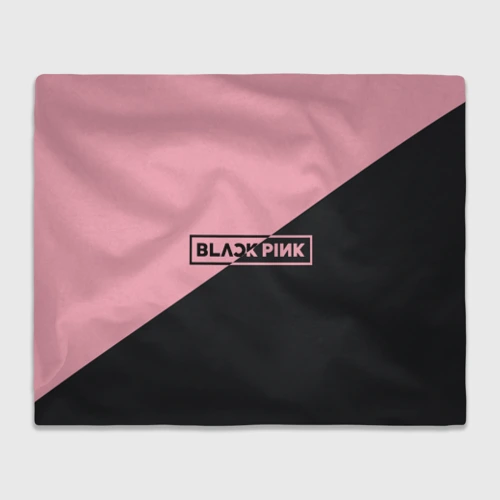Плед 3D Black Pink