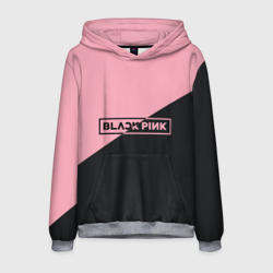 Мужская толстовка 3D Black Pink