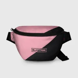 Поясная сумка 3D Black Pink