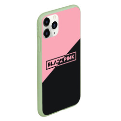 Чехол для iPhone 11 Pro матовый Black Pink - фото 2
