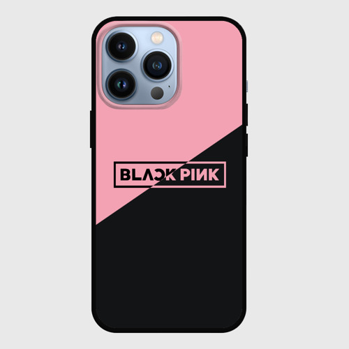 Чехол для iPhone 13 Pro с принтом Black Pink, вид спереди №1
