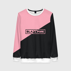 Женский свитшот 3D Black Pink