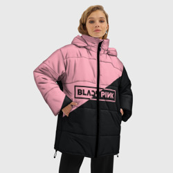 Женская зимняя куртка Oversize Black Pink - фото 2
