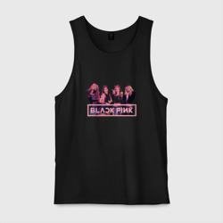 Мужская майка хлопок Black Pink