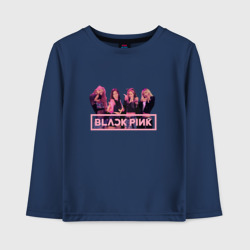 Детский лонгслив хлопок Black Pink