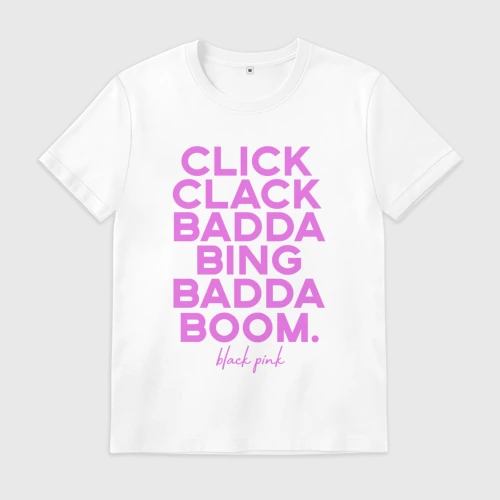 Мужская футболка хлопок Blackpink