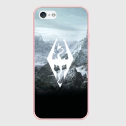Чехол для iPhone 5/5S матовый The Elder Scrolls skyrim TES 5