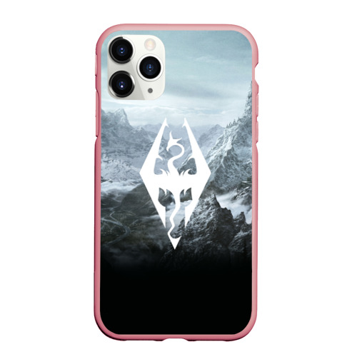 Чехол для iPhone 11 Pro Max матовый The Elder Scrolls skyrim TES 5, цвет баблгам