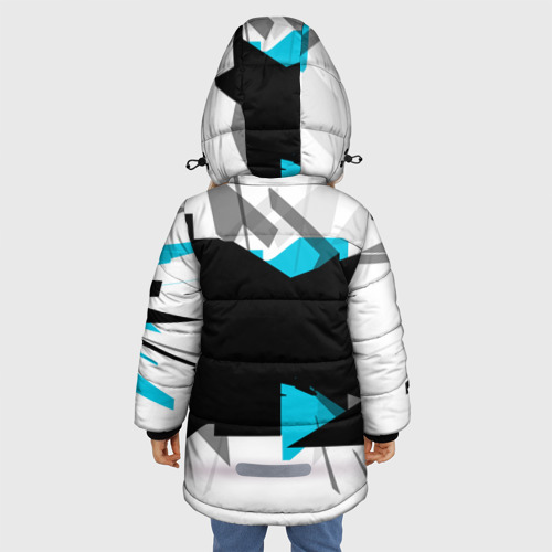 Зимняя куртка для девочек 3D Metro Exodus, цвет черный - фото 4