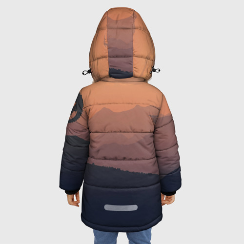 Зимняя куртка для девочек 3D The Elder Scrolls skyrim TES 5, цвет светло-серый - фото 4