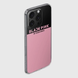 Чехол для iPhone 16 Pro Max силиконовый с защитой камеры Blackpink - фото 2
