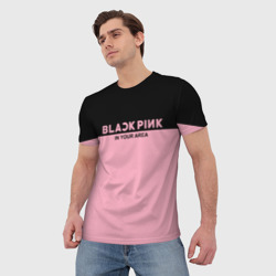 Мужская футболка 3D Blackpink - фото 2