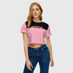 Женская футболка Crop-top 3D Blackpink - фото 2