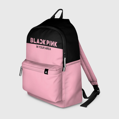 Рюкзак 3D с принтом BlackPink, вид спереди #2