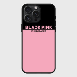 Чехол силиконовый для Apple iPhone 15 Pro Мax матовый Blackpink