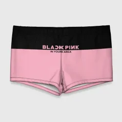 Мужские купальные плавки 3D Blackpink