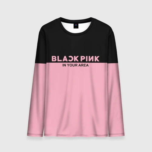 Мужской лонгслив 3D Blackpink