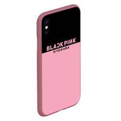 Чехол для iPhone XS Max матовый Blackpink - фото 2