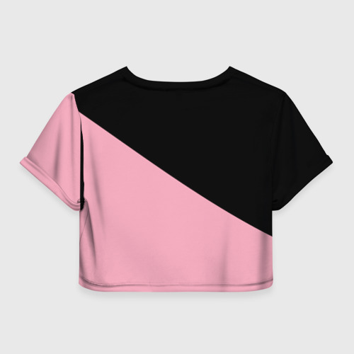 Женская футболка Crop-top 3D BlackPink, цвет 3D печать - фото 2