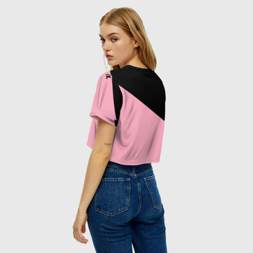 Женская футболка Crop-top 3D BlackPink, цвет 3D печать - фото 5