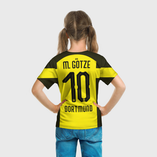 Детская футболка 3D Gotze home 18-19, цвет 3D печать - фото 6