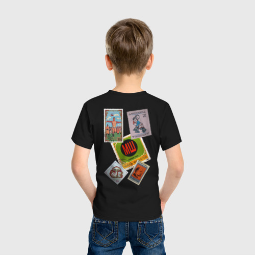 Детская футболка хлопок Монгол Шуудан, цвет черный - фото 4