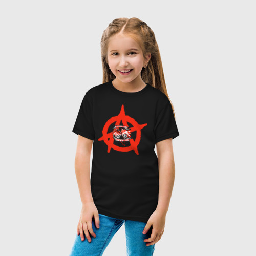 Детская футболка хлопок Монгол Шуудан, цвет черный - фото 5
