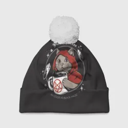 Шапка 3D c помпоном Cat Wizard