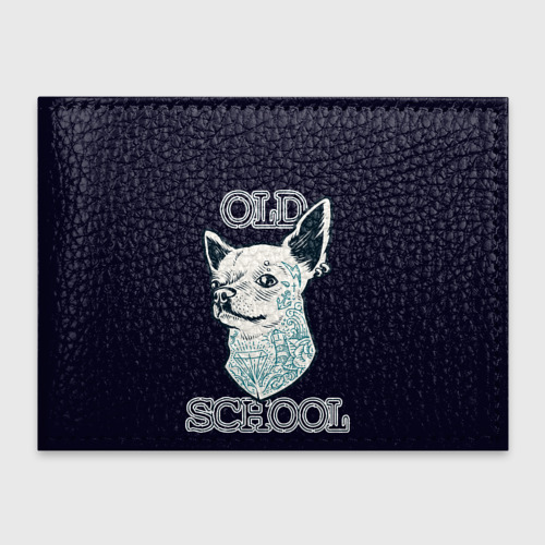 Обложка для студенческого билета Old school Chihuahua