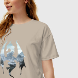 Женская футболка хлопок Oversize The Elder Scrolls - фото 2
