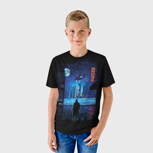 Детская футболка 3D Бегущий по лезвию 2049 1, цвет 3D печать - фото 3