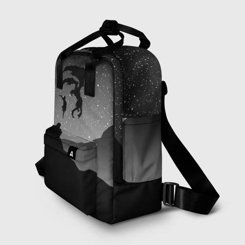 Женский рюкзак 3D с принтом THE ELDER SCROLLS, фото на моделе #1