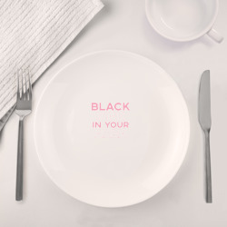 Набор: тарелка + кружка Blackpink - фото 2