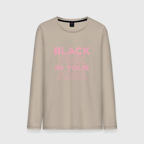 Мужской лонгслив хлопок Blackpink