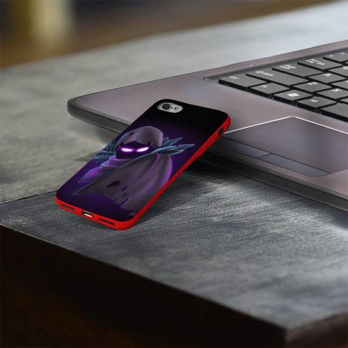 Чехол для Apple iPhone 8 силиконовый глянцевый Fortnite. Nevermore Фото 01 Чехол для Apple iPhone 8 силиконовый глянцевый Fortnite. Nevermore Фото 01