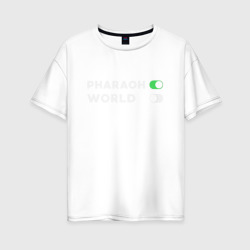 Фараон – Женская футболка хлопок Oversize с принтом купить со скидкой в -16%