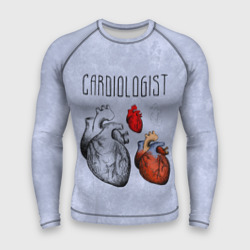 Мужской рашгард 3D Сердце и кардиолог