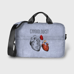 Сумка для ноутбука 3D Сердце и кардиолог