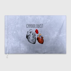 Флаг 3D Сердце и кардиолог