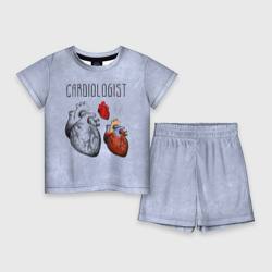 Детский костюм с шортами 3D Сердце и кардиолог