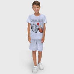 Детский костюм с шортами 3D Сердце и кардиолог - фото 2