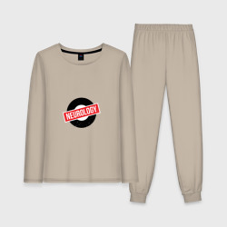 Женская пижама с лонгсливом хлопок Неврология