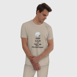 Мужская пижама хлопок Мужская футболка хлопок на заказ - фото 2