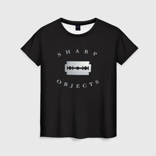 Женская футболка 3D Sharp Objects, цвет 3D печать