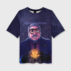 Женская футболка oversize 3D Guillermo del Toro