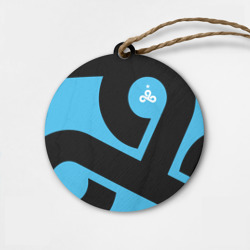 Деревянная игрушка круг CS:GO - Cloud9 the form 2018-2019