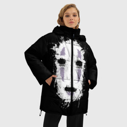 Женская зимняя куртка Oversize Маска Безымянного Бога Каонаси - фото 2