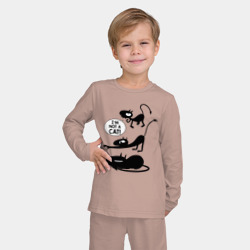 Детская пижама с лонгсливом хлопок Not a cat! - фото 2